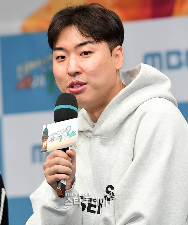 ‘태계일주2’ 제작발표회에 참석한 김지우 PD. 사진| 강영국 기자