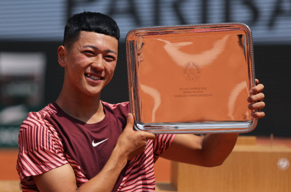 롤랑가로스 휠체어 테니스 최연소 우승자 오다 토키토(사진=재팬타임스 캡처)