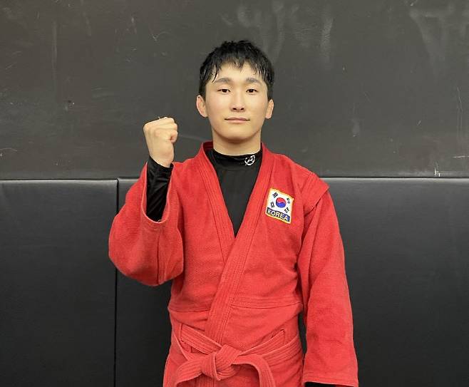 한국 삼보 대표팀의 주장 신재용은 애국가가 울려 퍼지는 목표를 세웠다.