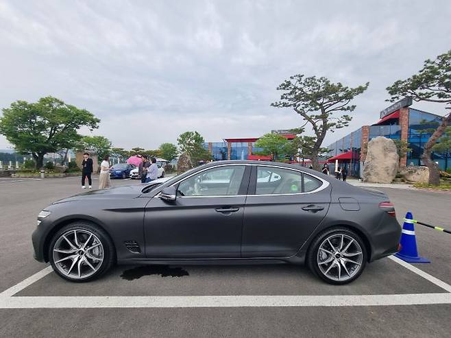 G70 측면 ⓒ데일리안 편은지 기자