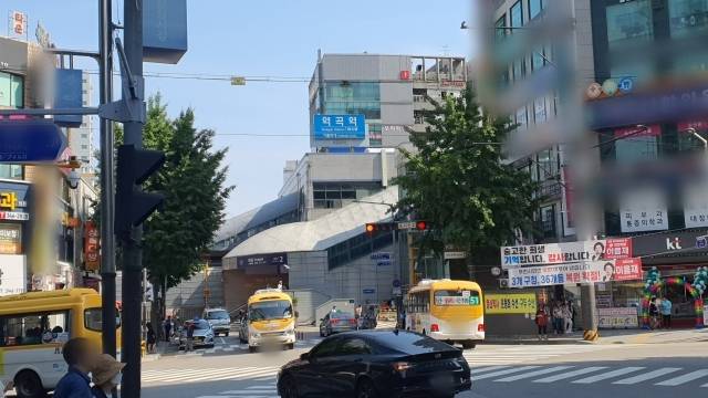 부천 역곡역 북부 전경. 김종구기자