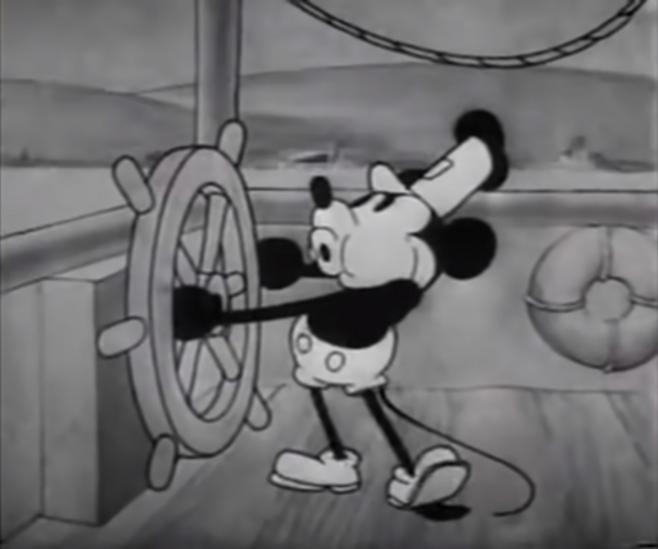 "증기선 윌리"의 한 장면 / 디즈니