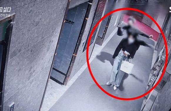 사건 당시 CCTV 화면. [SBS '그것이 알고싶다' 방송 캡처]