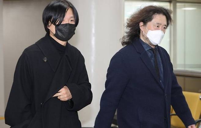 방송인 김어준(오른쪽)씨와 전 시사인 기자 주진우씨. ⓒ연합뉴스