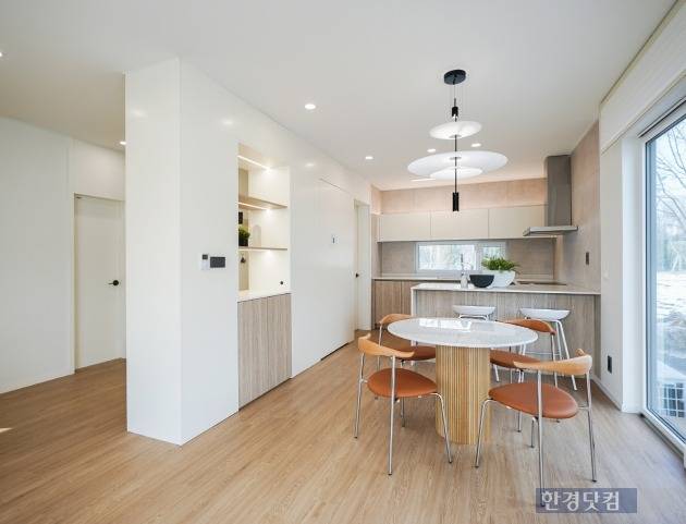 자이가이스트의 샘플하우스 주방. / 사진=GS건설