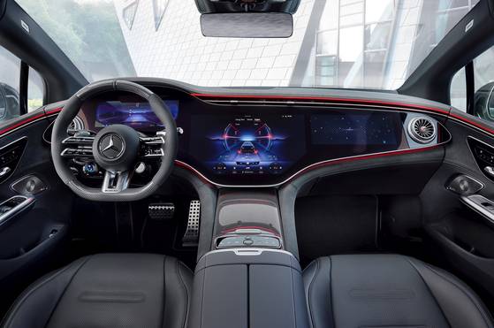 Interior of the Mercedes-AMG EQE sedan [MERCEDES-BENZ KOREA]
