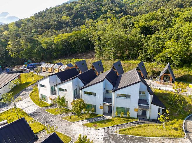 내장산생태탐방원의 8인실 복층 시설 (사진=김명상 기자)