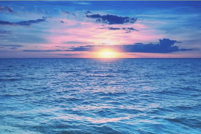 ▲바다는 우리에게 자유를 미루지 말라고 한다.