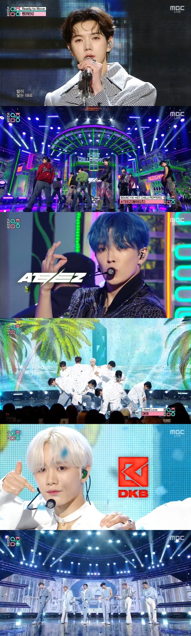 Lim Young-woong beats Stray Kids, (girl) kids to top  ⁇ Show! Music Core ⁇In the MBC  ⁇  Show! Music Core  ⁇  broadcast on June 17, Lim Young-woongs  ⁇  Sand Granular material  ⁇  topped the list.Len from New East made his solo debut with Ready To Move.Ready to Move is a pop number with a sensual beat starting with a unique and mysterious synthesizer sound.Ateez returned to Mini 9s THE WORLD EP.2: OUTLAW ⁇  (The World Episode 2: Outlaw).Ateez set up a hot stage by showing train play choreography and waist-breaking choreography reminiscent of Limbo with the title song  ⁇ BOUNCY ⁇  (Bouncey) with witty lyrics.VAV, which has lost 8 ~ 9kg for a comeback after completing the military white flag, has set up the  ⁇ Designer  ⁇  (designer) stage with a more mature charm, and DKB is also free and refreshing with  ⁇ I Need Love  ⁇  I conveyed charm.The show featured Ren, Taeyong, Ateez, Baek Ye-bin, VAV, DKB, Fantasy Boyz, Lunate, CIX, Nine to XIX, Secret Number, Piwon Harmony, Dune XIX (TNX), Black Swan, and Park Rossi.