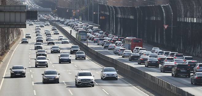 서울 서초구 잠원IC 인근 경부고속도로 자료사진/뉴스1