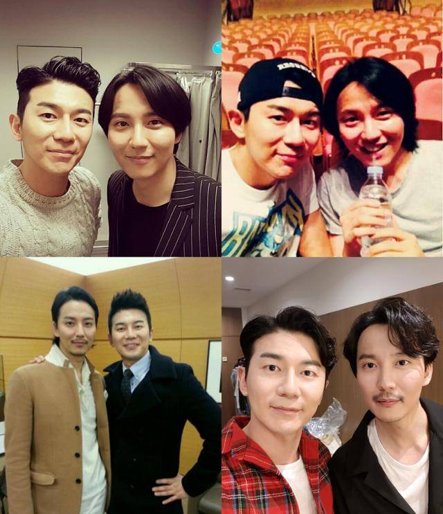 김남길과 보컬 트레이너 김효준은 13년째 인연을 이어가고 있다. 본인 제공