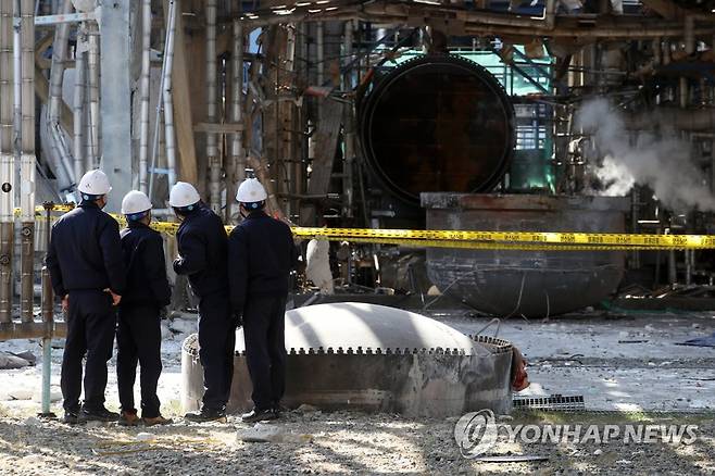 여천NCC서 폭발 사고…8명 사상 [연합뉴스 자료사진]