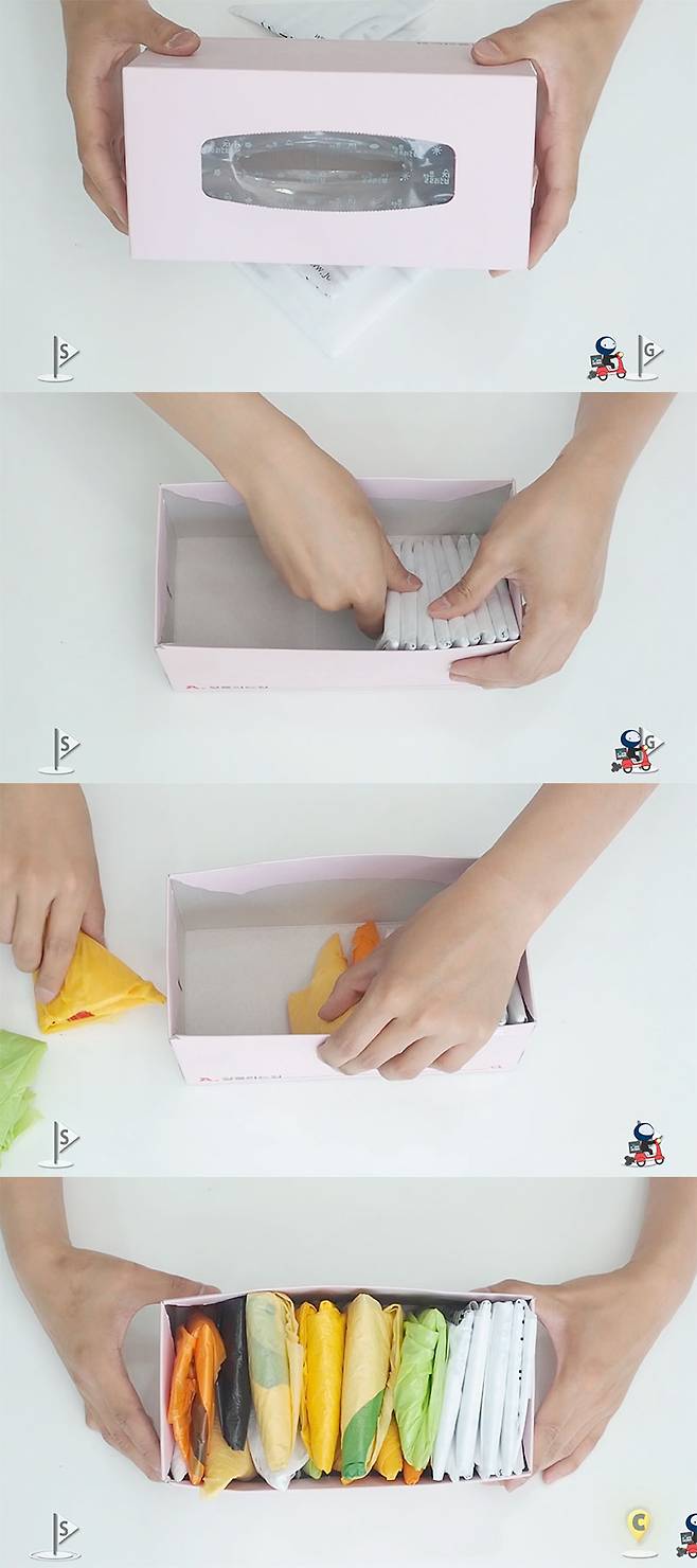 다시 쓰기 편한 비닐봉지 보관법 3가지 쉐어하우스