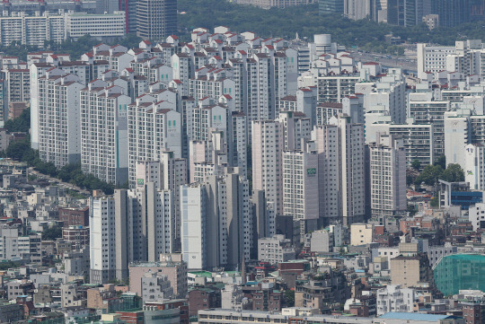 서울 시내 아파트단지 모습. 연합뉴스 제공.