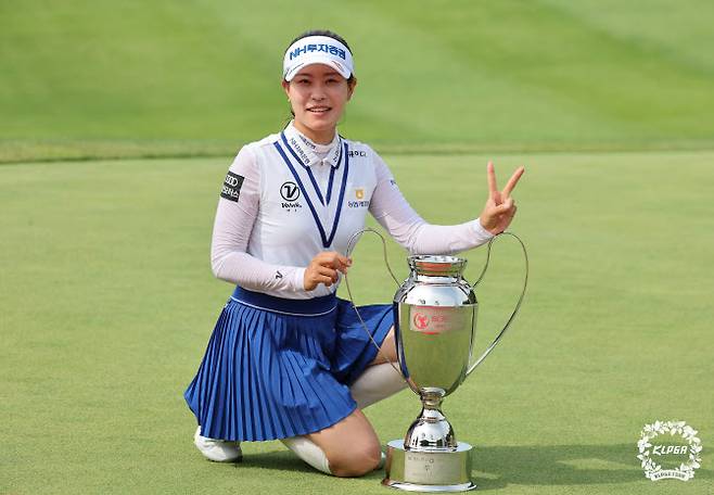 2연패 달성한 박민지(사진=KLPGA 제공)