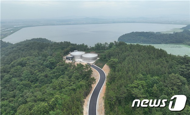 전북 부안군 계화배수지 전경.(전북도 제공)/뉴스1