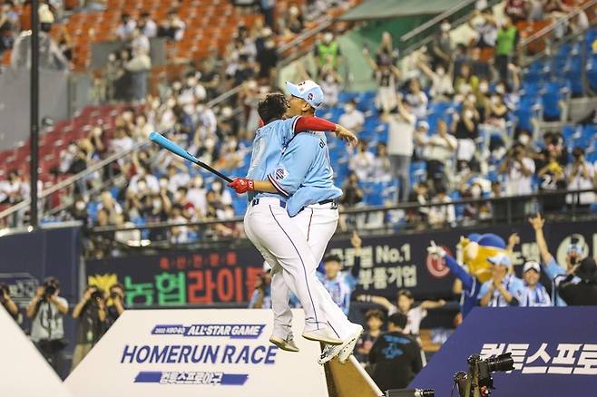 2022년 올스타전 당시 홈런레이스 장면. 사진제공 | 한국야구위원회(KBO).