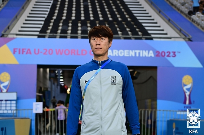 김은중 한국 U-20 축구대표팀 감독. 대한축구협회 제공