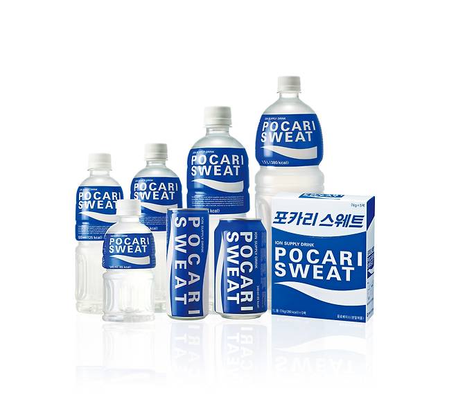 Dong-A Otsuka's Pocari Sweat product lineup (Dong-A Otsuka)