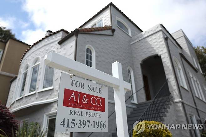 미국 샌프란시스코의 한 주택 매물 [AFP/게티이미지 연합뉴스 자료사진]
