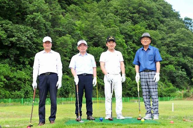 군위군 우보면 파크골프장이 정식 개장했다. (군위군 제공)