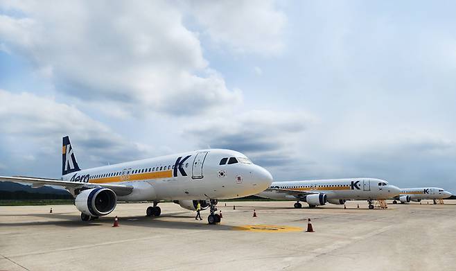 28일 청주국제공항 거점항공사인 에어로케이가 2, 3호기를 추가 도입했다. 에어로케이 제공