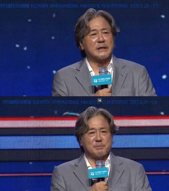 제27회 부천국제판타스틱영화제 배우 특별전에 선정된 배우 최민식, 사진제공|유튜브 캡처.