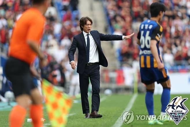 울산 현대 홍명보 감독 [한국프로축구연맹 제공. 재판매 및 DB 금지]