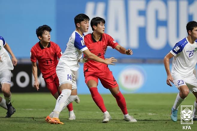 17세 이하 축구대표팀 (대한축구협회 제공)