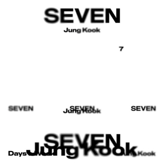 방탄소년단 정국_솔로 싱글 Seven_온라인 커버 이미지