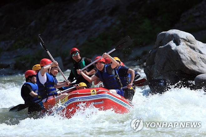 이보다 시원할 수 없다 [연합뉴스 자료사진]