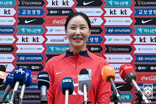 여자축구대표팀 골키퍼 김정미 | 대한축구협회 제공