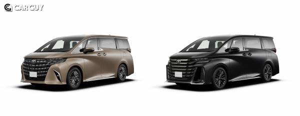 토요타 알파드(좌) / 토요타 벨파이어(우)