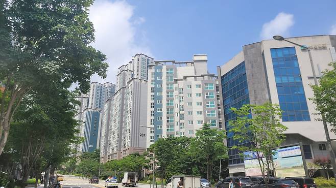 서울 마포구 마포래미안푸르지오 2단지. [이준태 기자]