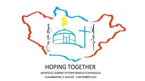 프란치스코 교황의 몽골 방문 로고 [바티칸뉴스 공식 사이트 캡처. 재판매 및 DB 금지]