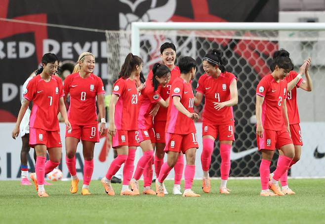 대한민국 여자축구대표팀이 아이티와의 평가전에서 2-1 역전승을 거뒀다. 사진=연합뉴스