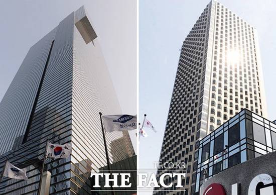 삼성전자와 LG전자가 7일 각각 올해 2분기 잠정실적을 공개했다. LG전자는 8927억 원의 영업이익을 내 삼성전자(6000억 원)을 2분기 연속 추월했다. /더팩트 DB