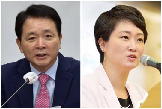 성일종(왼쪽) 국민의힘 의원과 이언주 전 국회의원. <디지털타임스 DB, 연합뉴스>