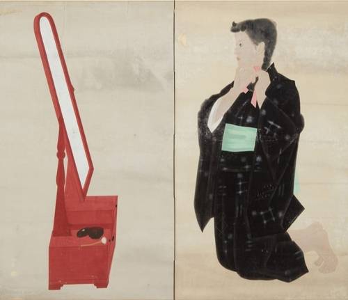 박래현이 기도 가즈히데라는 일본 이름으로 1943년 조선미술전람회에 출품한 ‘단장하다’ 는 총독상을 받았다. 황정수는 박래현은 친일 미술인 주요 잣대인 ‘결전미술전’에도 참여했다고 했다.