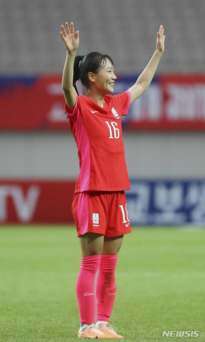 한국 여자 축구대표팀 장슬기. /사진=뉴시스