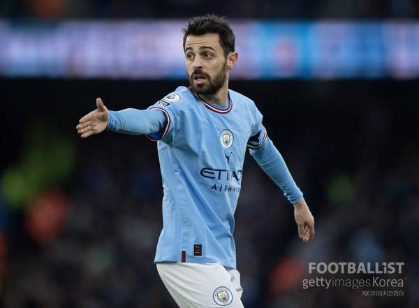 베르나르두 실바(맨체스터시티). 게티이미지코리아