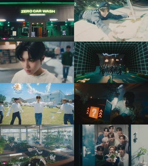 제로베이스원 사진=타이틀곡 ‘In Bloom’ 뮤직비디오 캡쳐