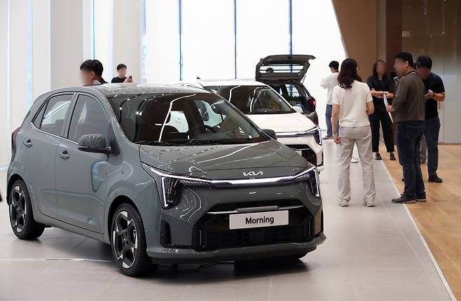지난 4일 출시된 기아 모닝(3세대 2차 부분변경 모델). /뉴스1