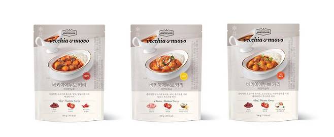 베키아에누보 커리 3종 /사진=신세계푸드