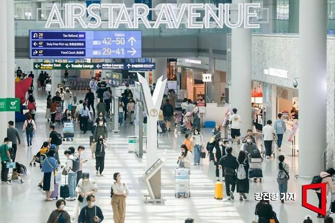 인천국제공항 제1여객터미널 면세구역 자료사진. 사진=강진형 기자aymsdream@