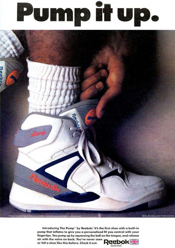 리복의 전성기 시절 1980년대 중반~1990년대까지 대표 농구화였던 리복 펌프. 펌프 부분을 손으로 눌러 공기를 주입, 착화감을 조절하는 방식이었다. LF 제공
