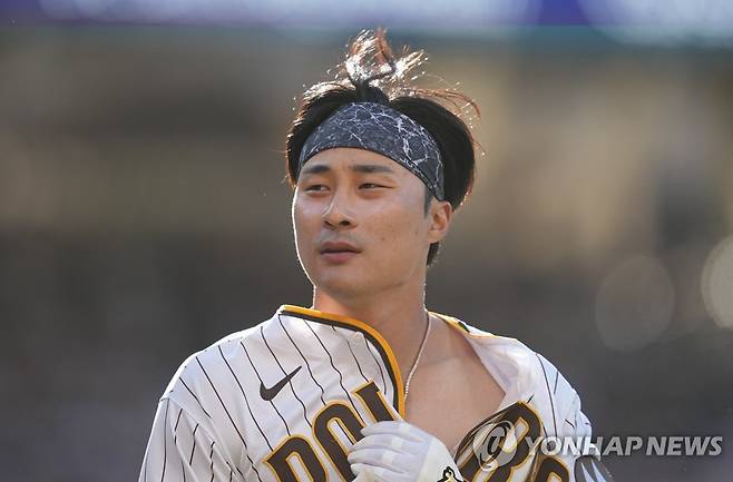 MLB 샌디에이고의 전반기 MVP로 손색없는 김하성  [USA 투데이/로이터=연합뉴스 자료사진]