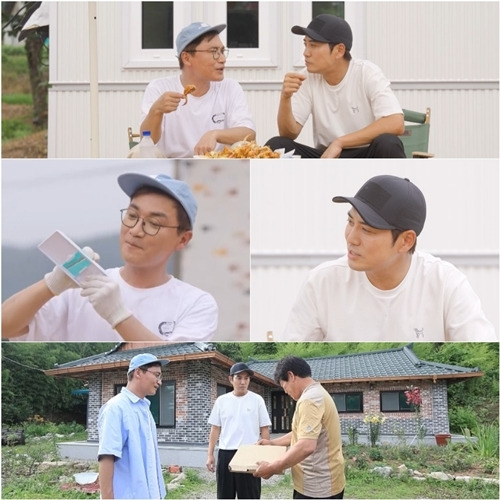 ‘세컨 하우스2’ 주상욱, 조재윤이 오리, 닭에 푹 빠졌다. 사진=KBS