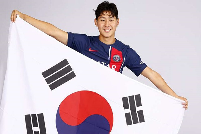 PSG 공격수 이강인. /사진=PSG 공식 홈페이지.