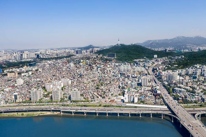 서울 용산구 한남3구역 일대 전경/용산구청 제공
